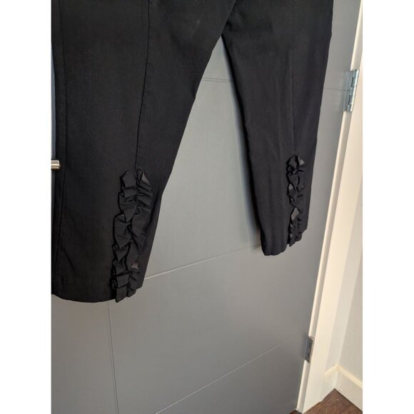 I.N.C International Concepts Womens Ruffle-Back Casual Pull-On Trouser Pants: 14 - Picture 3 of 9